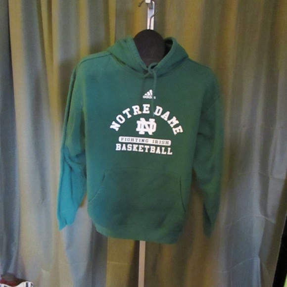 Adidas Notre Dame Fighting Irish Basketball Sweatshirt Size Small - Picture 1 of 8